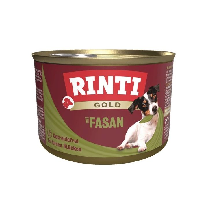 RINTI Gold Pheasant - wet dog food - 185g