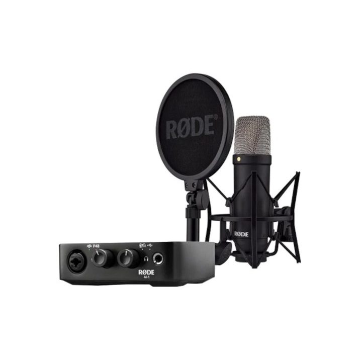 RODE NT1 Signature Black + AI-1 Studio Kit MK2 - complete studio set