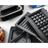 3-in-1 Sandwich Maker RUSSELL HOBBS 26810-56 Black Silver
