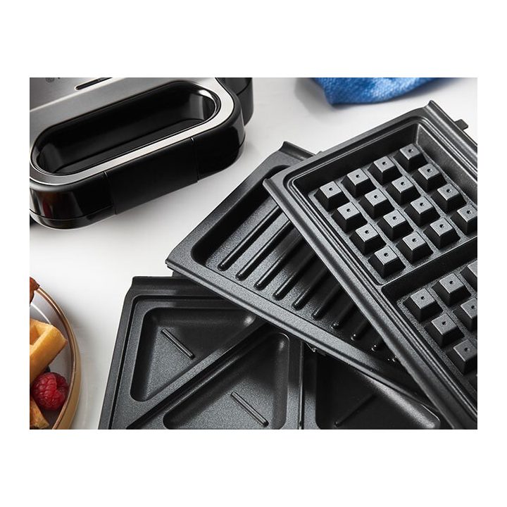 3-in-1 Sandwich Maker RUSSELL HOBBS 26810-56 Black Silver