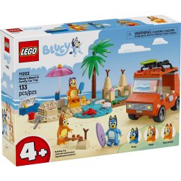 LEGO BLUEY 11202 Spiaggia Bluey e viaggio in auto in famiglia