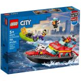 LEGO CITY 60373 BARCA DI SOCCORSO ANTINCENDIO
