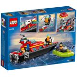 LEGO CITY 60373 BARCA DI SOCCORSO ANTINCENDIO