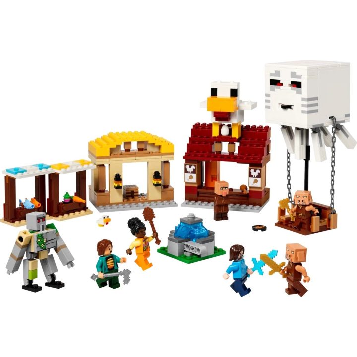 LEGO MINECRAFT 21273 L'Attacco del Villaggio dei Palloncini Ghast