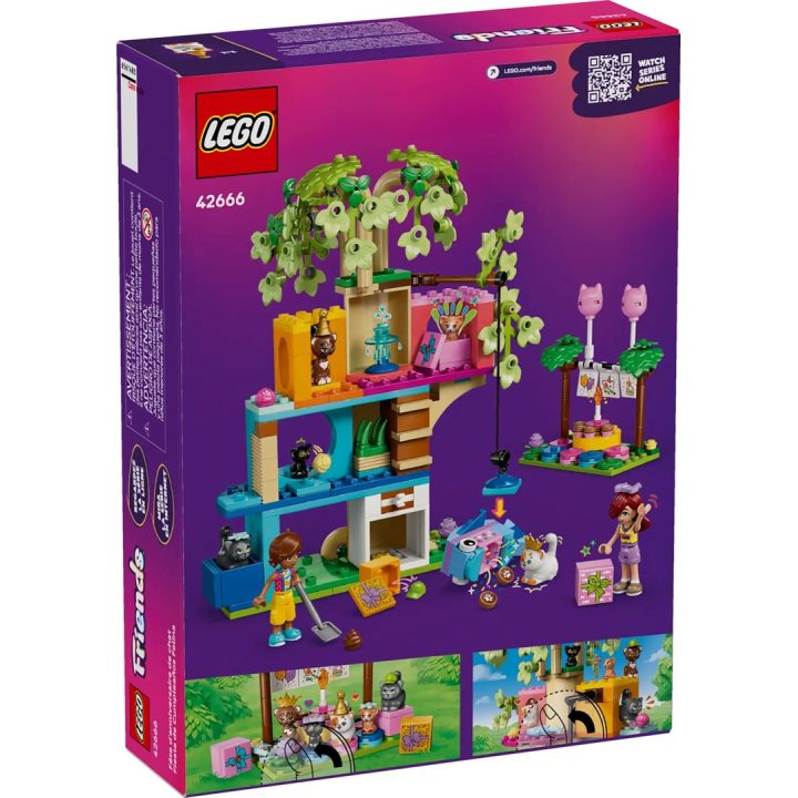 LEGO FRIENDS 42666 Festa di compleanno gatto e casa sull'albero