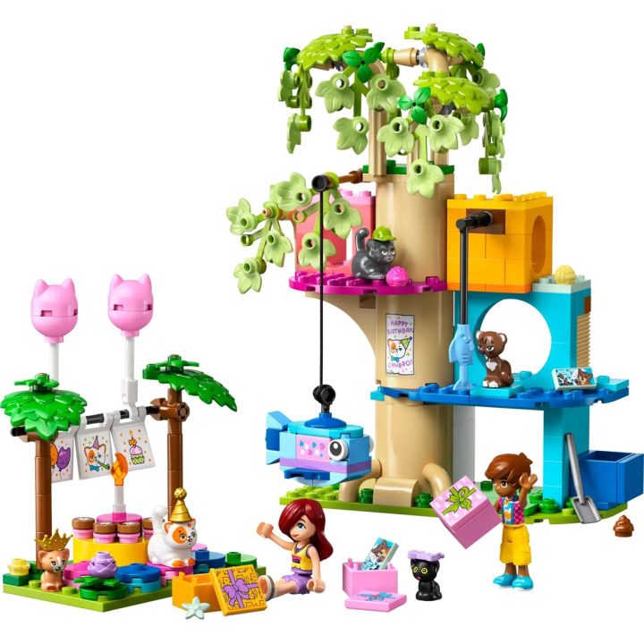 LEGO FRIENDS 42666 Festa di compleanno gatto e casa sull'albero