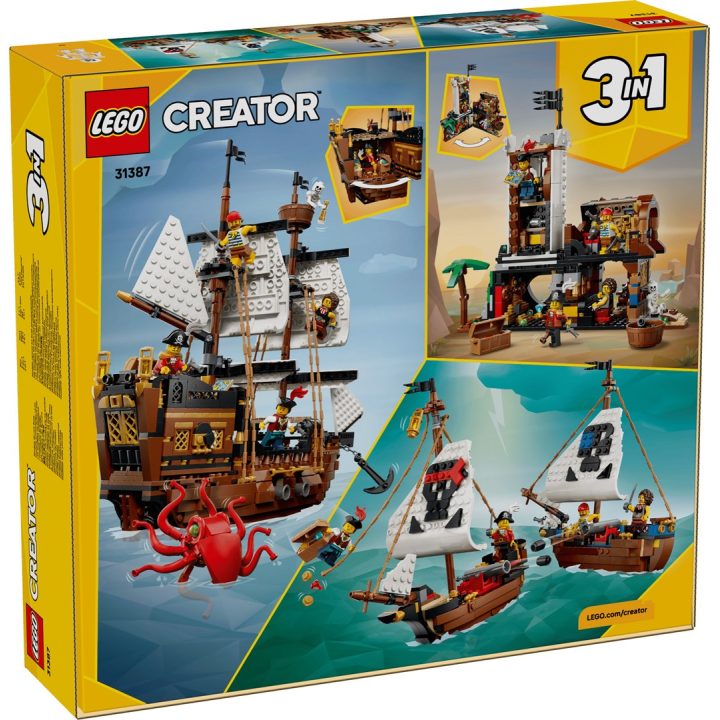 LEGO CREATOR 3 IN 1 31387 Nave Pirata Iconica