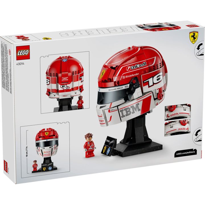LEGO EDITIONS 43014 Scuderia Ferrari HP Casco Charles Leclerc