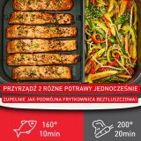 Tefal Dual Easy Fry Flex EY9228 9 L friggitrice ad aria calda autonoma 2700 W nero acciaio inox