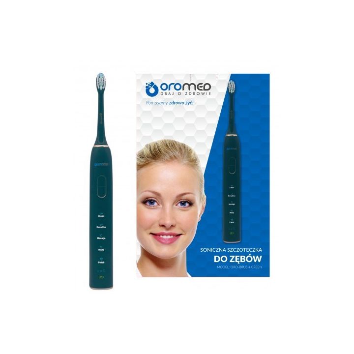 Oromed ORO-BRUSH GREEN spazzolino elettrico Adult Sonic spazzolino