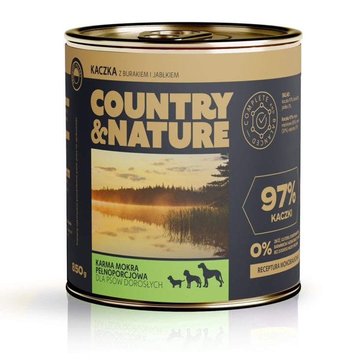 Country&Nature Kaczka 97% con barbabietola 850g