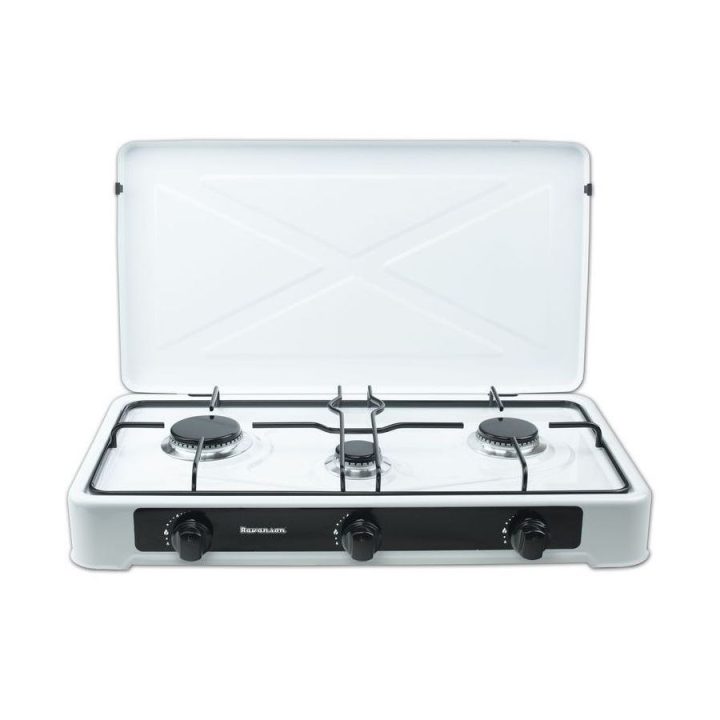 Countertop Hob Gas Ravanson K-03TB [white 3 zone(s)]
