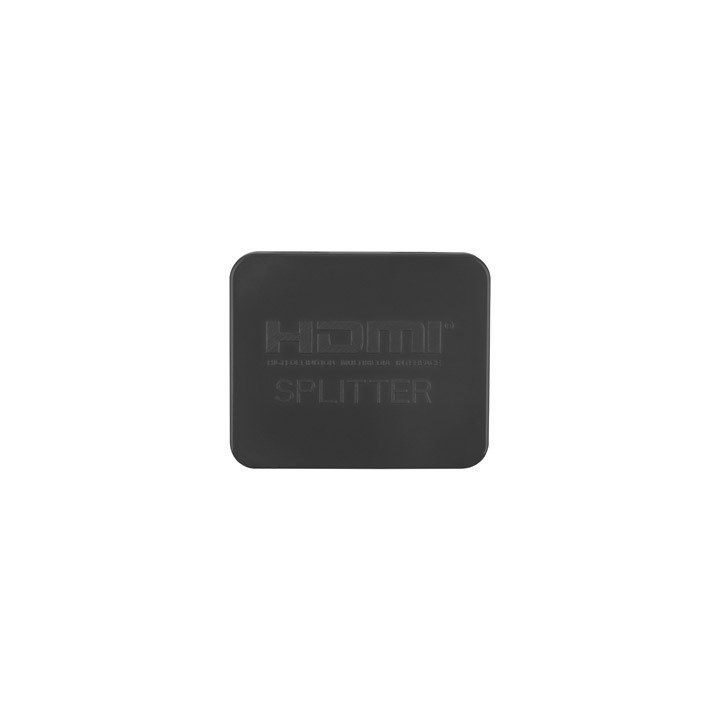 LANBERG splitter video HDMI- 2X HDMI 4K + USB-C porta nero