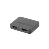 LANBERG splitter video HDMI- 2X HDMI 4K + USB-C porta nero