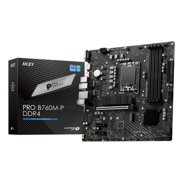 MSI PRO B760M-P DDR4 scheda madre Intel B760 LGA 1700 micro ATX