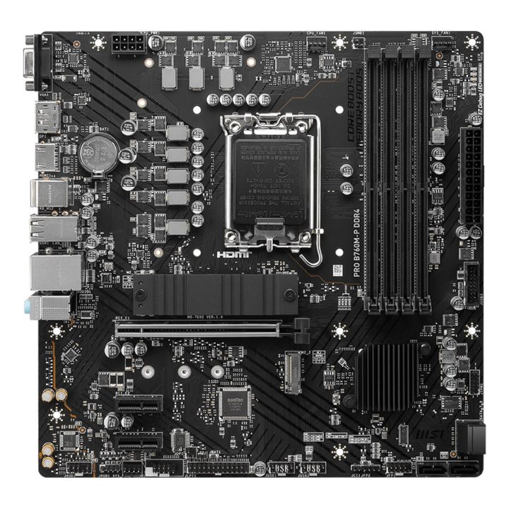 MSI PRO B760M-P DDR4 scheda madre Intel B760 LGA 1700 micro ATX