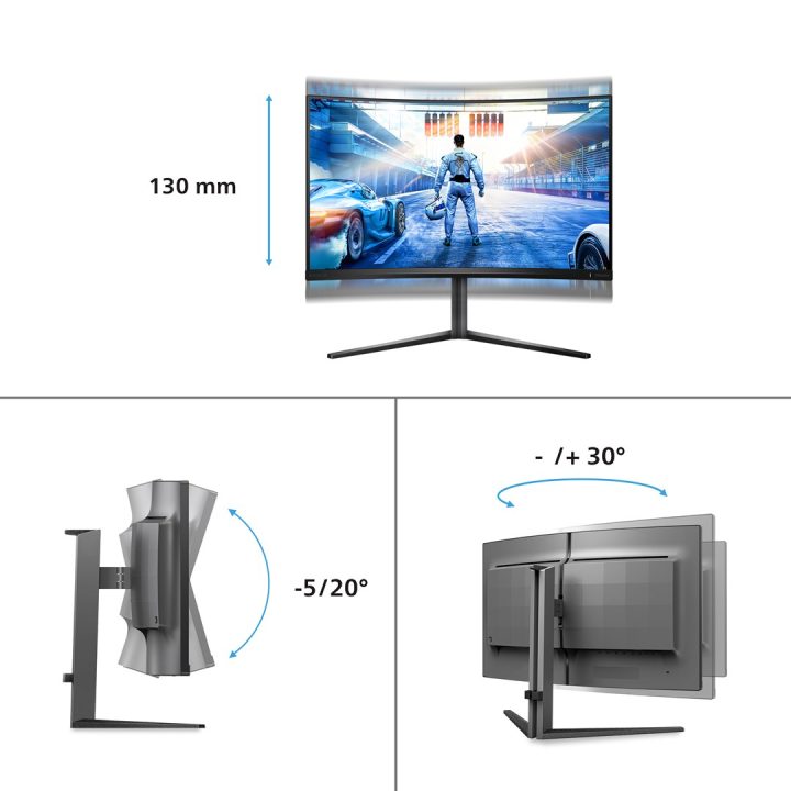 Philips Evnia 5000 32M2C5500W/00 computer monitor 80 cm (31.5 ) 2560 x 1440 pixels Quad HD LCD Black