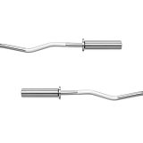 REBEL ACTIVE Olympic curl bar 50mm Olympic barbell 120cm 6kg
