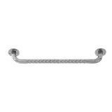 Corrimano ondulato in acciaio inossidabile per bagno 80 cm