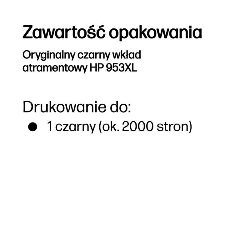 HP 953XL Cartuccia d'inchiostro originale nera ad alta resa