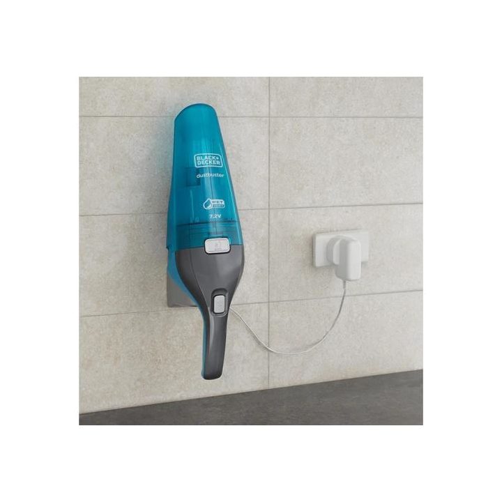 Black & Decker WDC215WA Aspirapolvere portatile Blu Titanio Senza sacchetto
