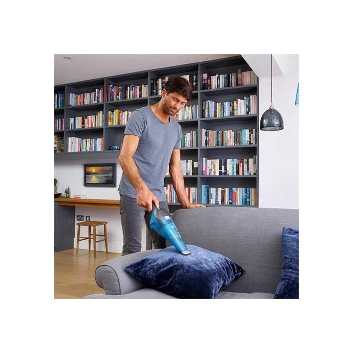 Black & Decker WDC215WA Aspirapolvere portatile Blu Titanio Senza sacchetto