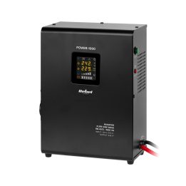 Rebel POWER-1000 Wall-Mounted Emergency Power Supply – a pure sine wave inverter with a 12V charging function 230V 1000VA/700W