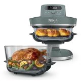 Ninja CRISPi PRO 7-in-1 XL Glass Air Fryer – Ash Grey AS101EUGY