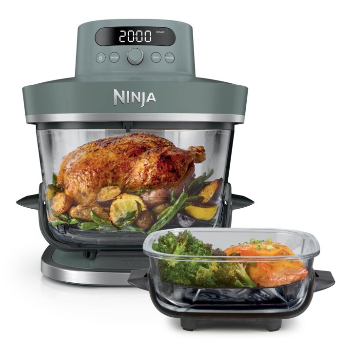 Ninja CRISPi PRO 7-in-1 XL Glass Air Fryer – Ash Grey AS101EUGY