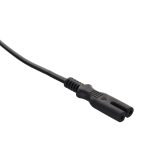 Savio CL-100 power cable Black 1.8 m IEC Type E (3.4 mm 3.1 mm) IEC C7