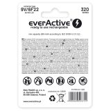 Batterie ricaricabili everActive Ni-MH 6F22 9V 320 mAh Professional Line