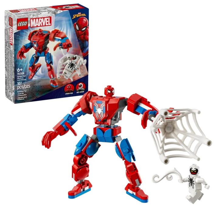 LEGO MARVEL 76308 Mech Spider-Man contro Anti-Venom