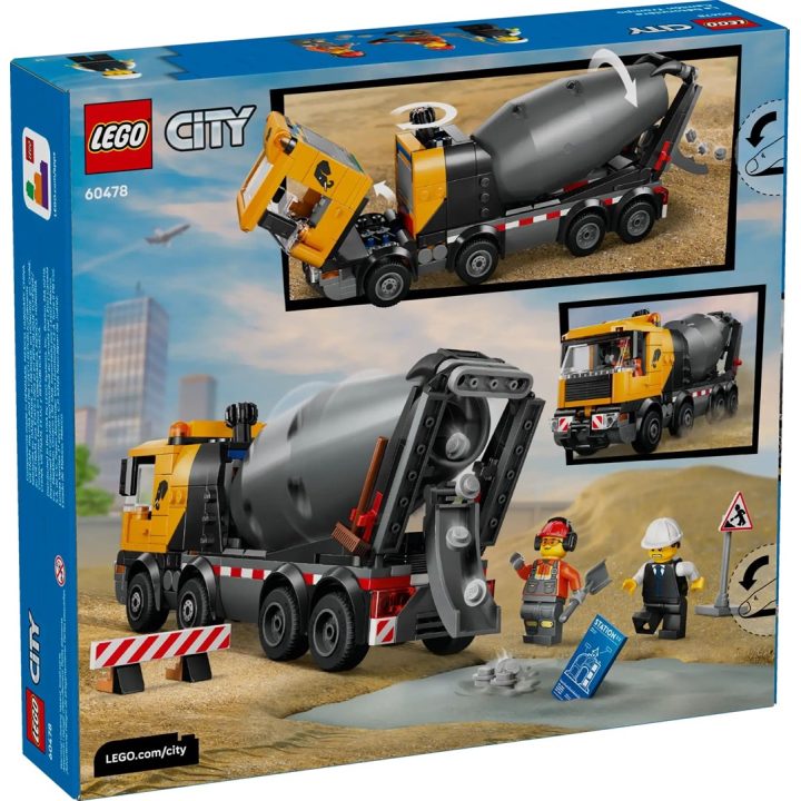 LEGO CITY 60478 Betoniera