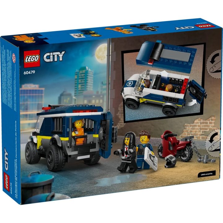LEGO CITY 60479 Furgone Trasporto Detenuti Polizia