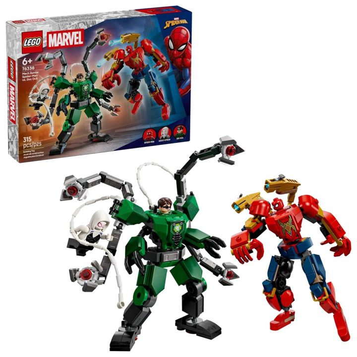 LEGO MARVEL 76338 Battaglia Mech: Spider-Man vs. Doc Ock