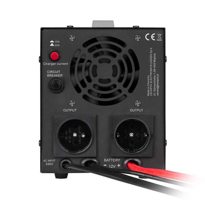 Rebel POWER-1000 Emergency Power Supply – a pure sine wave inverter with a 12V charging function 230V 1000VA/700W
