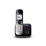 Panasonic KX-TG6821 DECT telefono Caller ID nero argento