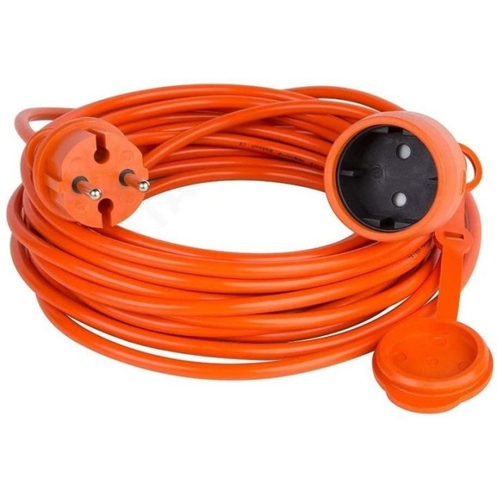 VERTEX PZO10M3x2.5POM Prolunga retrattile 10 m arancione