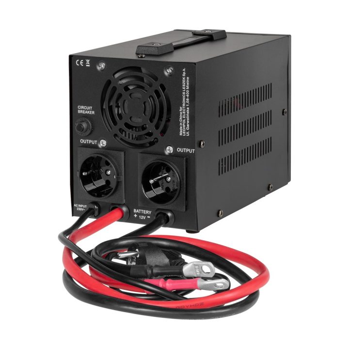 Rebel POWER-800-LFP4 emergency power supply – a pure sine wave inverter with a 12V charging function 230V 800VA/500W