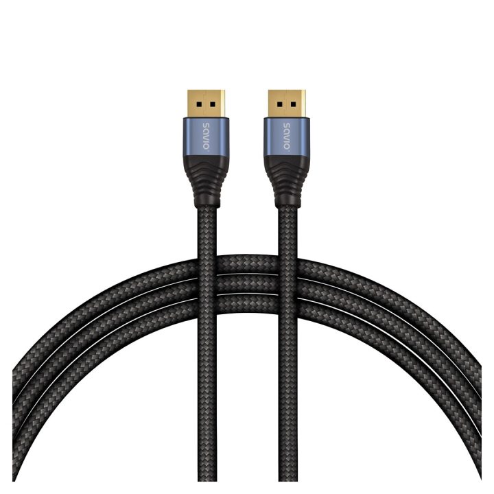 Savio CL-211 DisplayPort cable 3 m Black