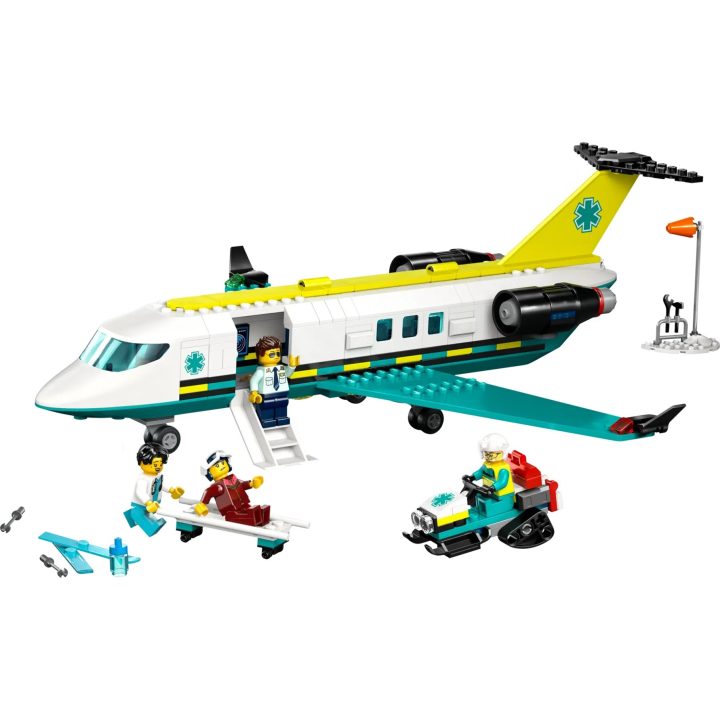 LEGO CITY 60465 Aereo Ambulanza Aerea di Emergenza