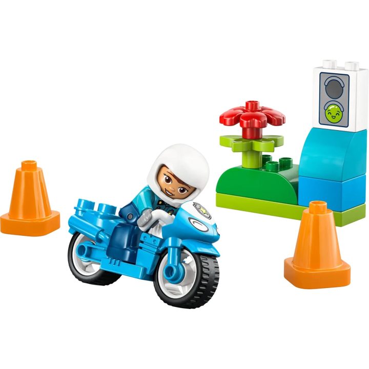 LEGO DUPLO 10471 Motocicletta della Polizia Blu