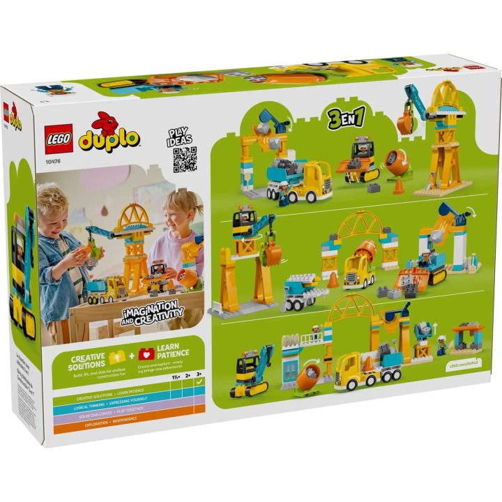 LEGO DUPLO 10476 3 in 1 Cantiere e Veicoli