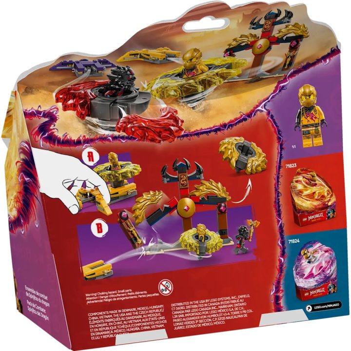 LEGO NINJAGO 71826 Confezione da Battaglia Spinjitzu Drago