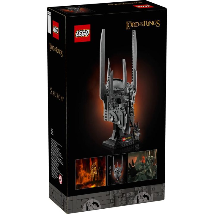 LEGO ICONS 11373 Il Signore degli anelli: l'elmo di Sauron