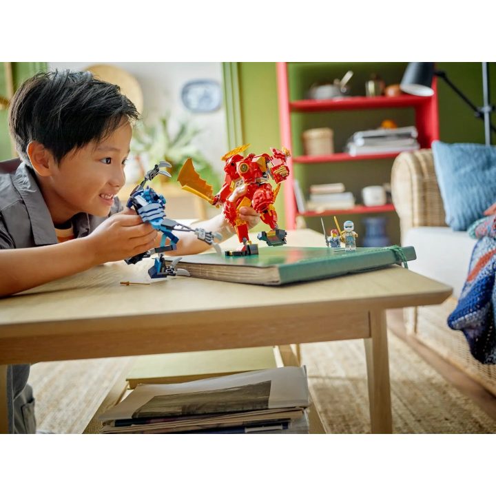 LEGO NINJAGO 71808 KAI'S MECH FUOCO ELEMENTALE
