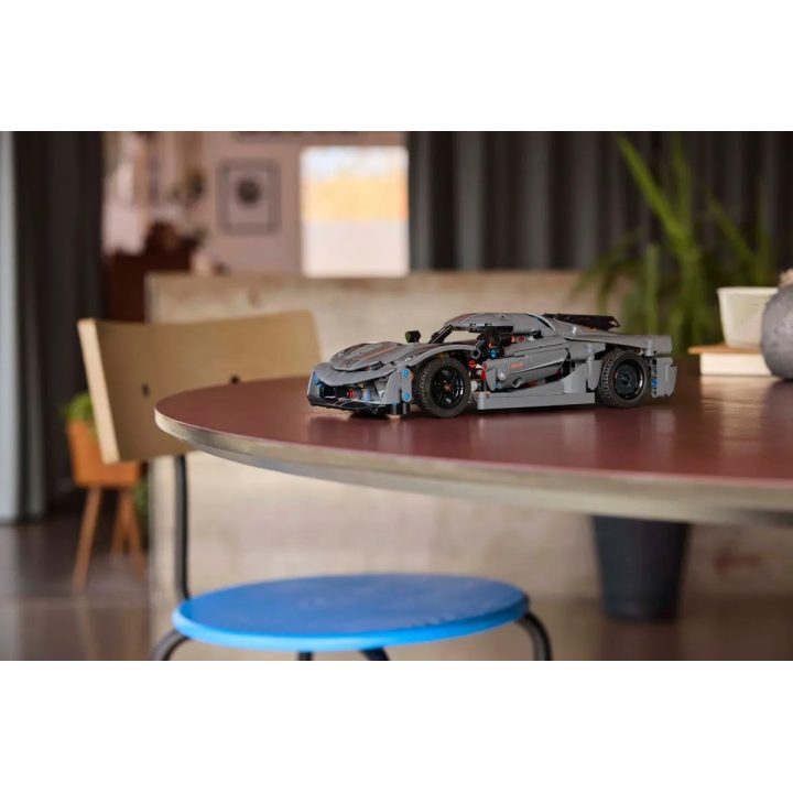LEGO TECHNIC 42173 Koenigsegg Jesko Absolute Grigio Hypercar