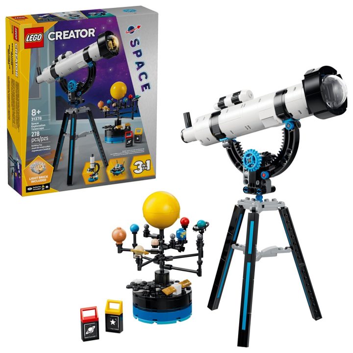 LEGO CREATOR 3 IN 1 31378 Telescopio esplorazione spaziale
