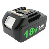 PATONA Batteria Premium per Makita BL1850LED (18V 5.0Ah LED) nero