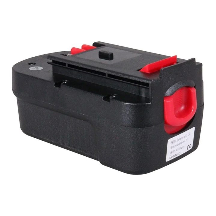 PATONA Batteria di ricambio Black & Decker 244760-00 A1718 A18 18 V 3000 mAh Ni-MH nero